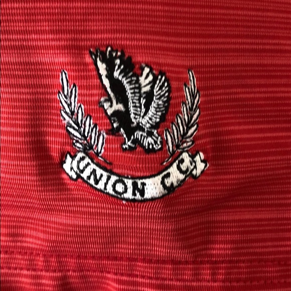 Men’s Golf Shirt Union C.C. Large Orange - Picture 3 of 4